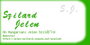 szilard jelen business card